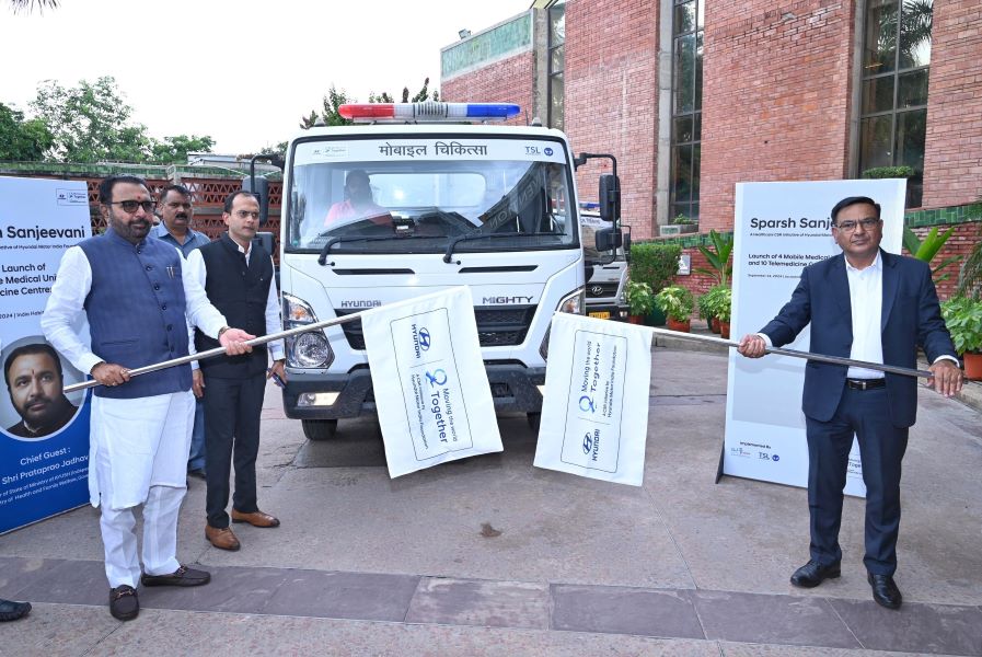 Hyundai Motor Launches 10 Telemedicine Centres, 4 Mobile Medical Units In 4 States & 2 UTs 